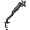 Single LCD Monitor Desktop Arm Mount, Deluxe Gas Spring Model (Black)