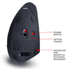AnthroDesk Wireless Ergonomic Vertical Mouse