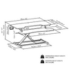 ErgoSpring Standing Desk Converter - Deluxe