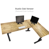 L-Desk Standing Desk with Programmable Adjustable Height Controls