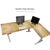 L-Desk Standing Desk with Programmable Adjustable Height Controls