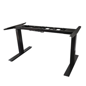 AnthroDesk Dual Motor Electric Standing Desk - Black