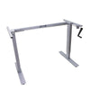 Anthrodesk Manual Crank Desk (Silver)